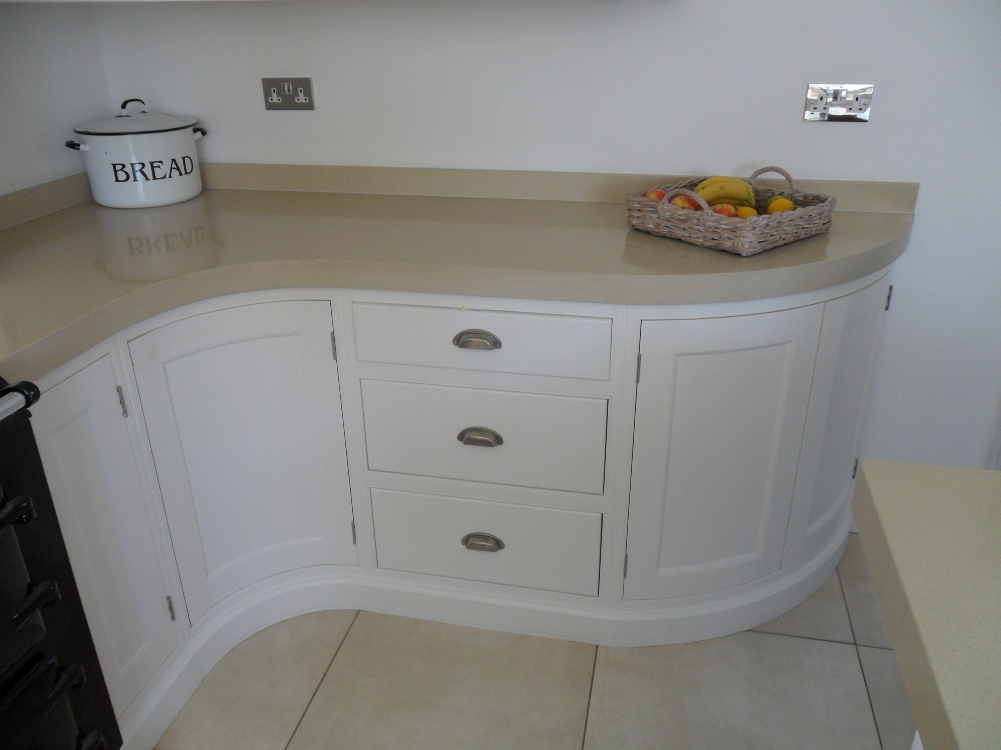 Bespoke Curved Kitchen Unit